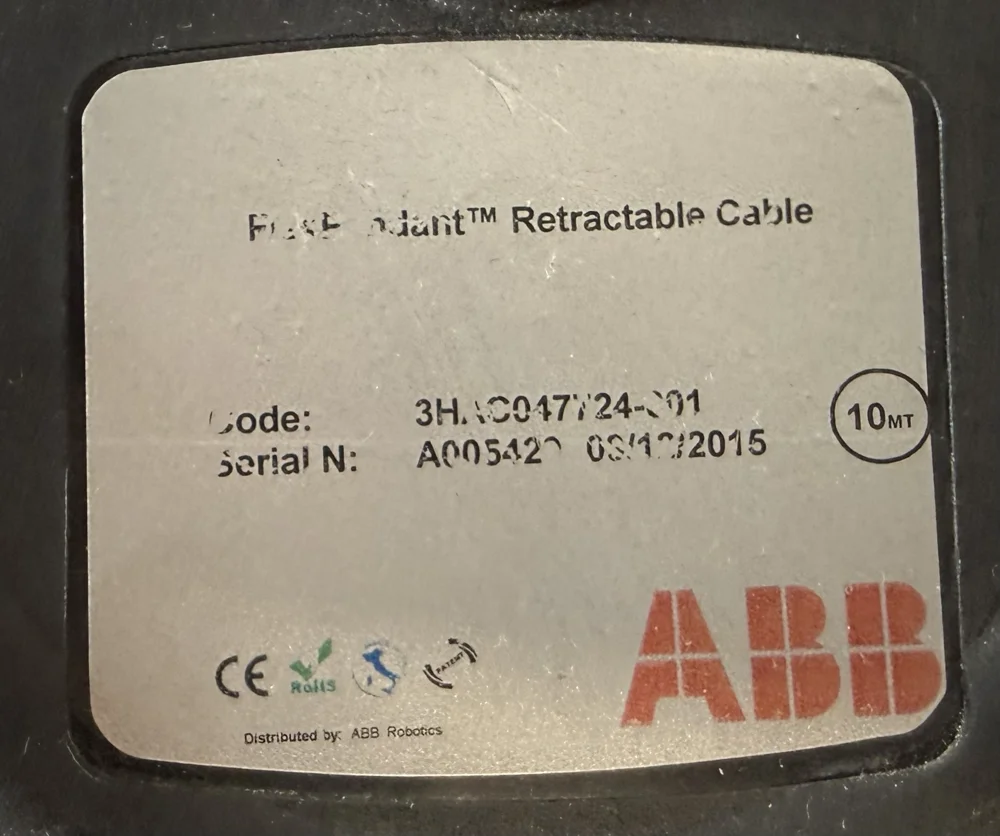 ABB FlexPendant Retractable Cable (10m)