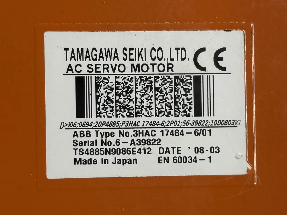 ABB AC Servo Motor (Motor M6) 1-Axis